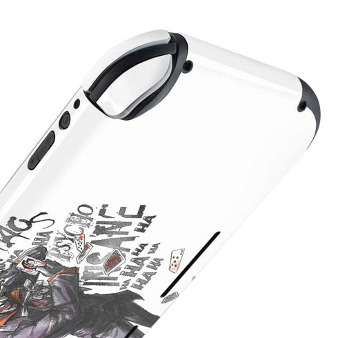 DC Comics The Joker Brilliantly Twisted Nintendo Switch Lite Skin
